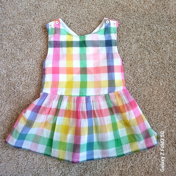 ♥️EUC❤️ BODEN GIRLS CRISS-CROSS BACK TOP - Picture 1 of 7